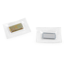 Invisible / hidden magnetic fasteners to sew-on, 8x25 mm, 10x20 mm - As pictured (1 Pair)