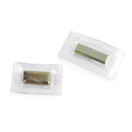 Invisible / hidden magnetic fasteners to sew-on, 8x25 mm, 10x20 mm - As pictured (10 Pairs) Invisible / hidden magnetic fasteners to sew-on, 8x25 mm, 10x20 mm - As pictured (10 Pairs)