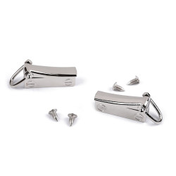 Handbag / purse strap buckle - Nickel (1 Pair)
