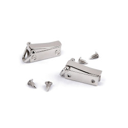 Handbag / purse strap buckle - Nickel (1 Pair)