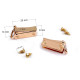 Handbag / purse strap buckle - Nickel (1 Pair) Handbag / purse strap buckle - Nickel (1 Pair)