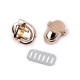 Bag fastening / lock set 20x29 mm - Nickel (2 Sets) Bag fastening / lock set 20x29 mm - Nickel (2 Sets)