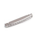 Design ornament with rhinestones to sew-on - Pink gold (9 Pieces)