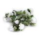 Artificial flower garland, rose - Cream lightest (3 Pieces) Artificial flower garland, rose - Cream lightest (3 Pieces)