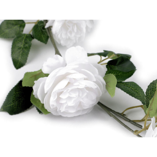 Artificial flower garland, rose - Cream lightest (3 Pieces) Artificial flower garland, rose - Cream lightest (3 Pieces)