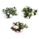 Artificial flower garland, rose - Cream lightest (3 Pieces) Artificial flower garland, rose - Cream lightest (3 Pieces)
