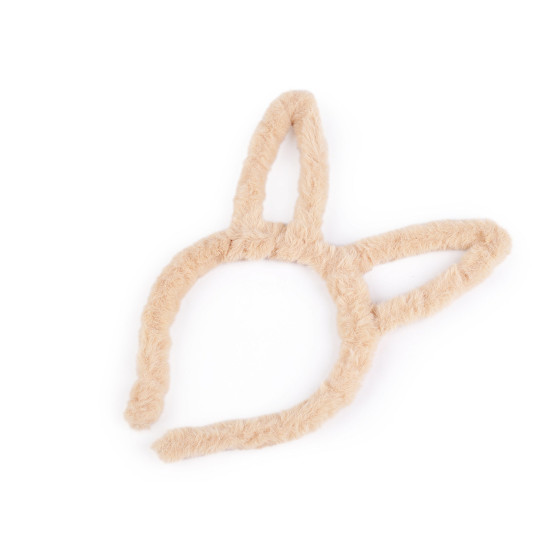 Fur headband - Lightbeige (3 Pieces)