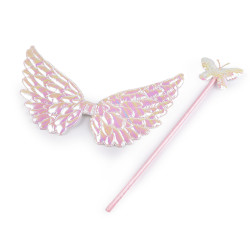 Carnival / party costume - fairy, angel - White (1 Set)