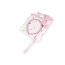 Carnival / party costume - heart, star - Light pink (1 Set)