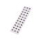 Ochi mobili autoadezivi cu gene ø10 si 12 mm - Negru (1 Card)