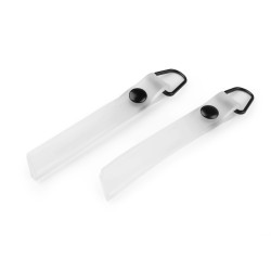 Silicone slider / zipper puller - Transparent (10 Pieces)
