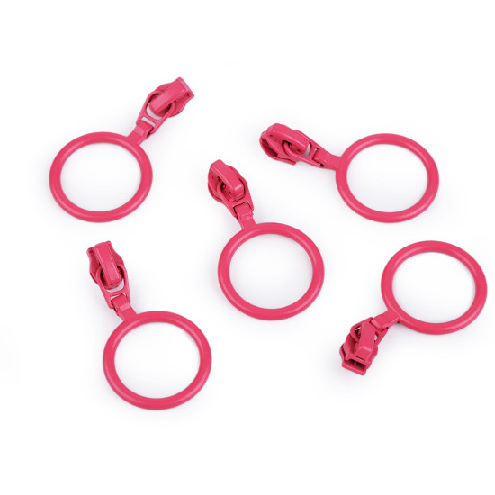 Slider for nylon / spiral zippers no 3 with colored ring - Yellow (100 Pieces) Slider for nylon / spiral zippers no 3 with colored ring - Yellow (100 Pieces)