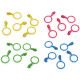 Slider for nylon / spiral zippers no 3 with colored ring - Yellow (100 Pieces) Slider for nylon / spiral zippers no 3 with colored ring - Yellow (100 Pieces)