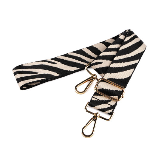 Bag handles / strap for bag with hooks, width 3.8 cm - Beige (1 Piece) Bag handles / strap for bag with hooks, width 3.8 cm - Beige (1 Piece)