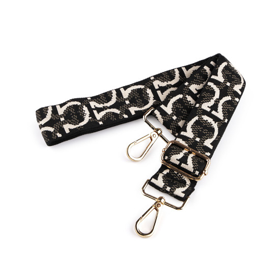 Bag handles / strap for bag with hooks, width 3.8 cm - Beige (1 Piece) Bag handles / strap for bag with hooks, width 3.8 cm - Beige (1 Piece)