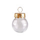 Bombka do ozdabiania ø4 cm - Transparent (10 Sztuki) Bombka do ozdabiania ø4 cm - Transparent (10 Sztuki)