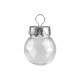 Bombka do ozdabiania ø4 cm - Transparent (10 Sztuki) Bombka do ozdabiania ø4 cm - Transparent (10 Sztuki)
