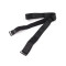 Bretelle de soutien-gorge pour dos nu avec fermoir métallique, largeur 15 mm - Noir (1 Pièce)