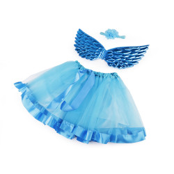 Carnival / party costume - fairy - Azure blue (1 Set)