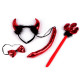 Carnival / party costume - devil - Red (1 Set) Carnival / party costume - devil - Red (1 Set)