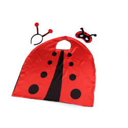 Carnival / party costume - bumblebee, ladybug - Red (1 Set)