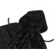 Cape de carnaval avec capuche - Noir (1 Ensemble) Cape de carnaval avec capuche - Noir (1 Ensemble)