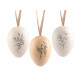 Hanging easter eggs - Natural light (12 Pieces)