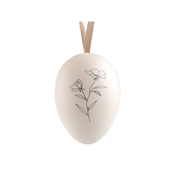 Hanging easter eggs - Natural light (12 Pieces)
