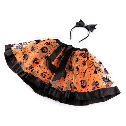 Carnival / party costume - halloween, witch - Orange (1 Set)