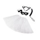 Carnival / party costume - cat - White (1 Set) Carnival / party costume - cat - White (1 Set)