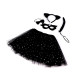 Carnival / party costume - cat - White (1 Set) Carnival / party costume - cat - White (1 Set)
