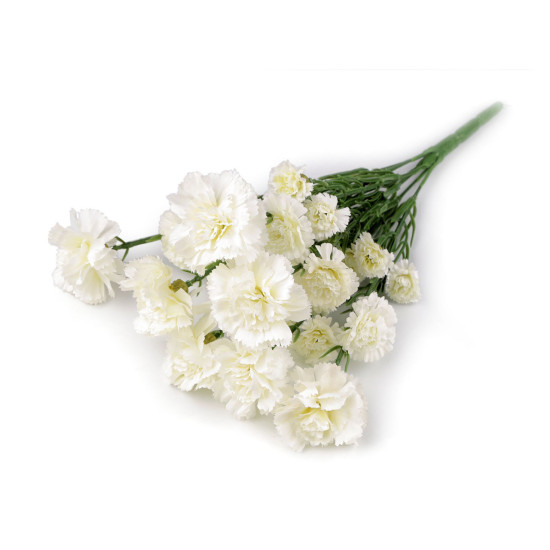 Buchet de garoafe artificiale - Crem deschis (1 Bucată) Buchet de garoafe artificiale - Crem deschis (1 Bucată)