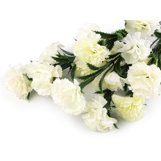 Buchet de garoafe artificiale - Crem deschis (1 Bucată) Buchet de garoafe artificiale - Crem deschis (1 Bucată)