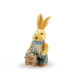 Decoration of a sitting hare / bunny - Ivory (1 Piece)