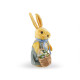 Decoration of a sitting hare / bunny - Ivory (1 Piece)