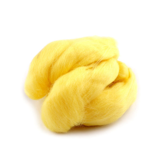 Wool fleece roving 20 g combed - Red (1 Bag) Wool fleece roving 20 g combed - Red (1 Bag)