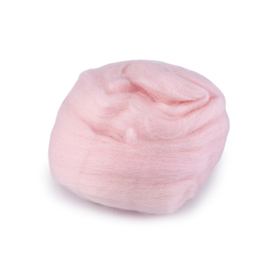 Wool fleece roving 20 g combed - Red (1 Bag) Wool fleece roving 20 g combed - Red (1 Bag)