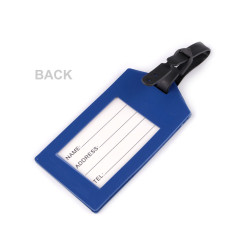 Luggage name tag, suitcase - Blue (1 Piece)