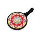 Luggage name tag, mandala - Red (1 Piece) Luggage name tag, mandala - Red (1 Piece)