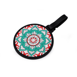 Luggage name tag, mandala - Turquoise (1 Piece)