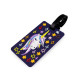 Luggage name tag - owl, unicorn - Violet (1 Piece) Luggage name tag - owl, unicorn - Violet (1 Piece)