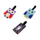 Luggage name tag - owl, unicorn - Violet (1 Piece) Luggage name tag - owl, unicorn - Violet (1 Piece)