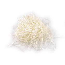 Decorative paper grass 1 kg wavy - Creamy light (1 Bag)