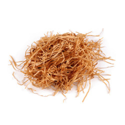 Decorative paper grass 1 kg - Natural brown (1 Bag)