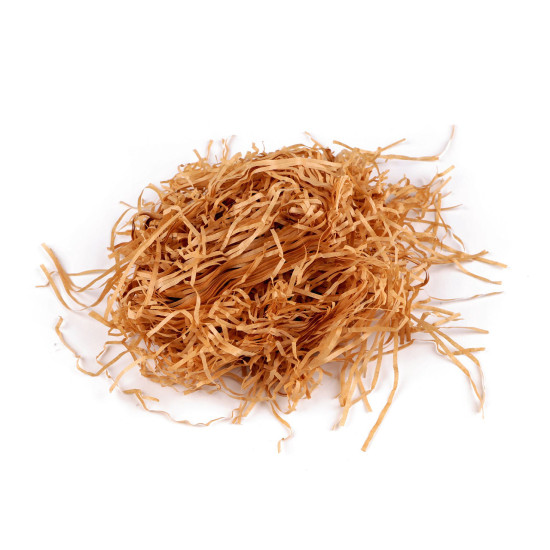 Decorative paper grass 1 kg - Creamy light (4 Bags)