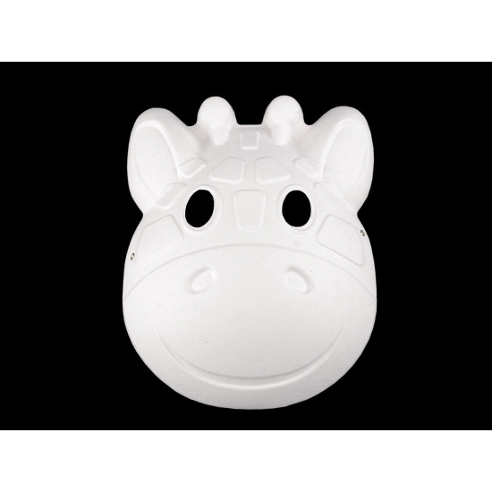 Party / carnival mask - for diy painting, animals - White (1 Piece) Party / carnival mask - for diy painting, animals - White (1 Piece)
