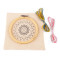 Kit de broderie cu motiv preimprimat, mandala - Conform imaginii (1 Set)