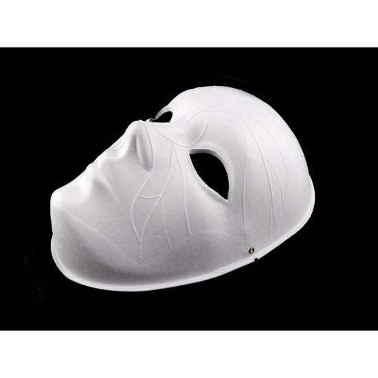 Carnival eye mask for diy painting - venetian - White (1 Piece) Carnival eye mask for diy painting - venetian - White (1 Piece)