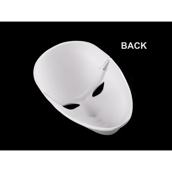 Carnival eye mask for diy painting - venetian - White (1 Piece) Carnival eye mask for diy painting - venetian - White (1 Piece)