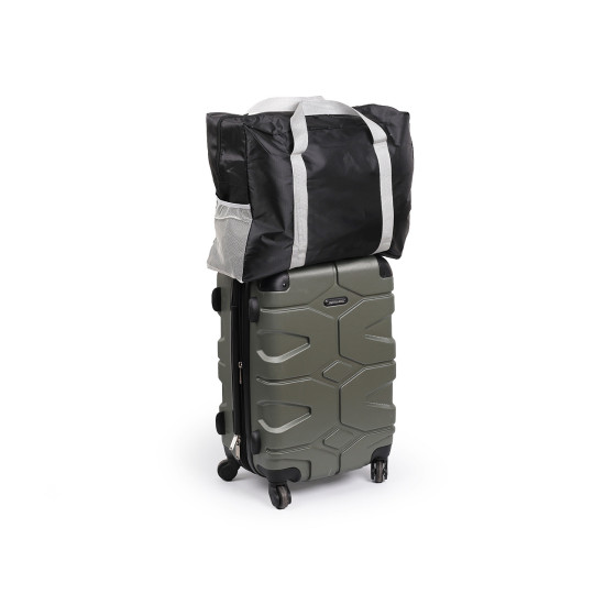Reisetasche leicht, faltbar, 44 x 35 cm - Hell-créme (1 Stück) Reisetasche leicht, faltbar, 44 x 35 cm - Hell-créme (1 Stück)